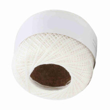 6602 Rice White Lace Line Cotton Yarn: Moisture-Wicking Anti-UV Soft Silk