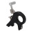Archery 3-Finger Grip Thumb Caliper Trigger for Compound Bow Black 1