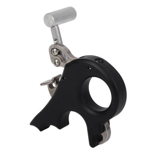 Archery 3-Finger Grip Thumb Caliper Trigger for Compound Bow Black