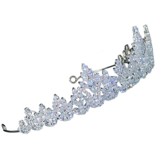 Zirconia Glittrande Krans Huvudprydnad