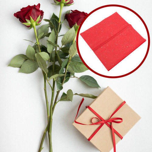 10 Ark Presentpapper Finblommigt DIY Omslag 2