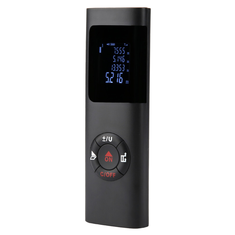 Jq40 Digital Laser Distance Meter 40M Portable Handheld Range Finder With Backlight 8161363427940