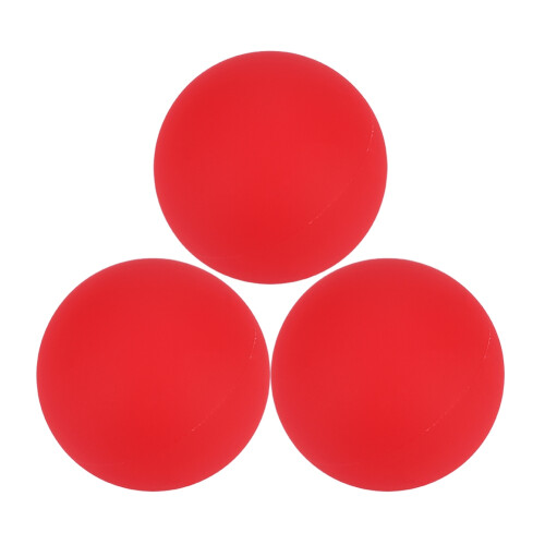 Beginner & Professional 3PCS Juggling Balls Set 6.5cm Red PVC 1