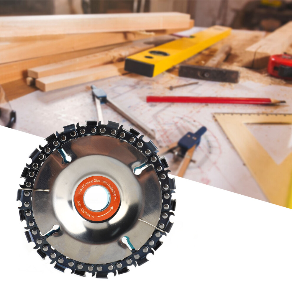 Durable 4" 22 Tooth Grinder Disc & Chain For 100/115Mm Tools 8791363429356