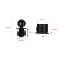 10 Pairs Plastic Speaker Cover Frame Snap Fastener Dustproof Buckles
