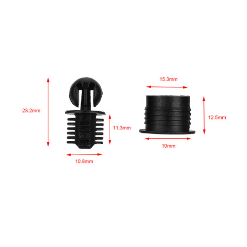 10 Pairs Plastic Speaker Cover Frame Snap Fastener Dustproof Buckles