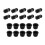 10 Pairs Plastic Speaker Cover Frame Snap Fastener Dustproof Buckles 2