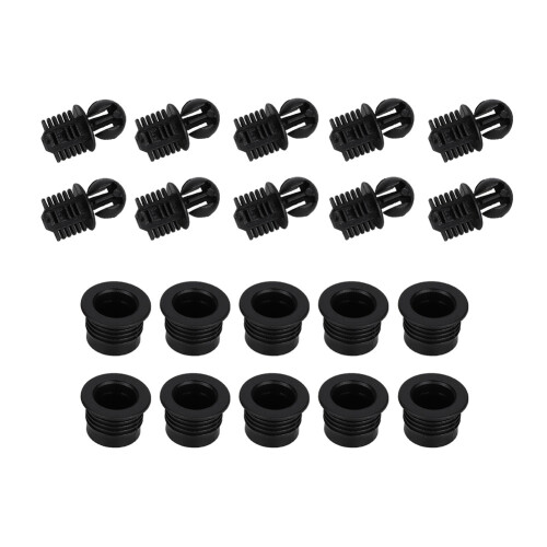 10 Pairs Plastic Speaker Cover Frame Snap Fastener Dustproof Buckles 1