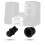 10 Pairs Plastic Speaker Cover Frame Snap Fastener Dustproof Buckles 3