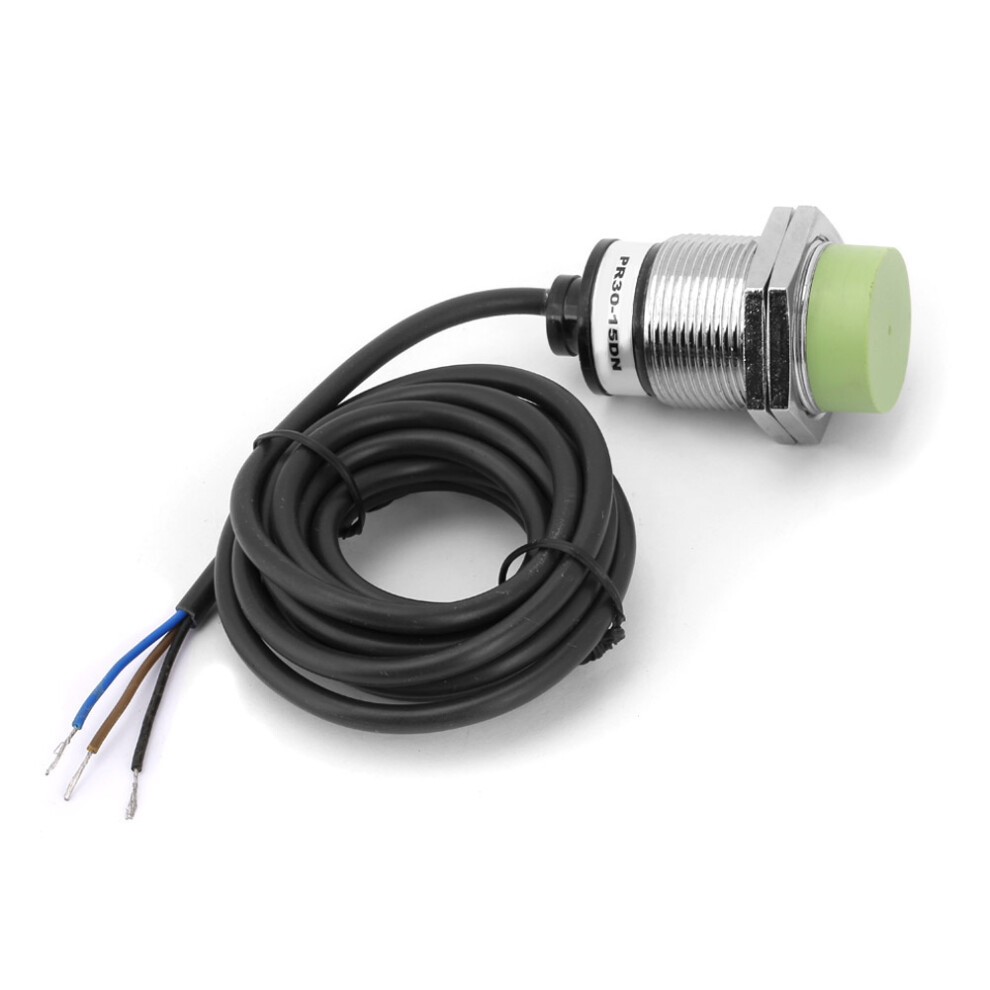 Nickel Plated Brass Pr30-15Dn Npn No Inductive Proximity Sensor 15Mm Detection 7621363430681