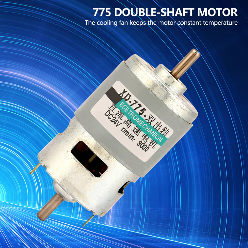 775 50W Double Shaft Dc Motor 24V 9000Rpm No Bracket 6921363428604