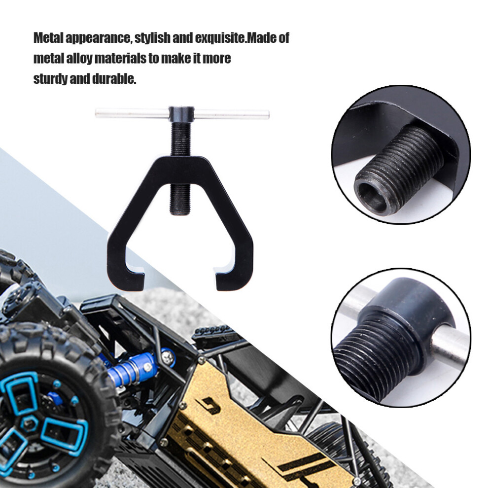Nitro Gas Engine Flywheel Puller Wrench For 1/8 & 1/10 Rc Car Black 7621363432531