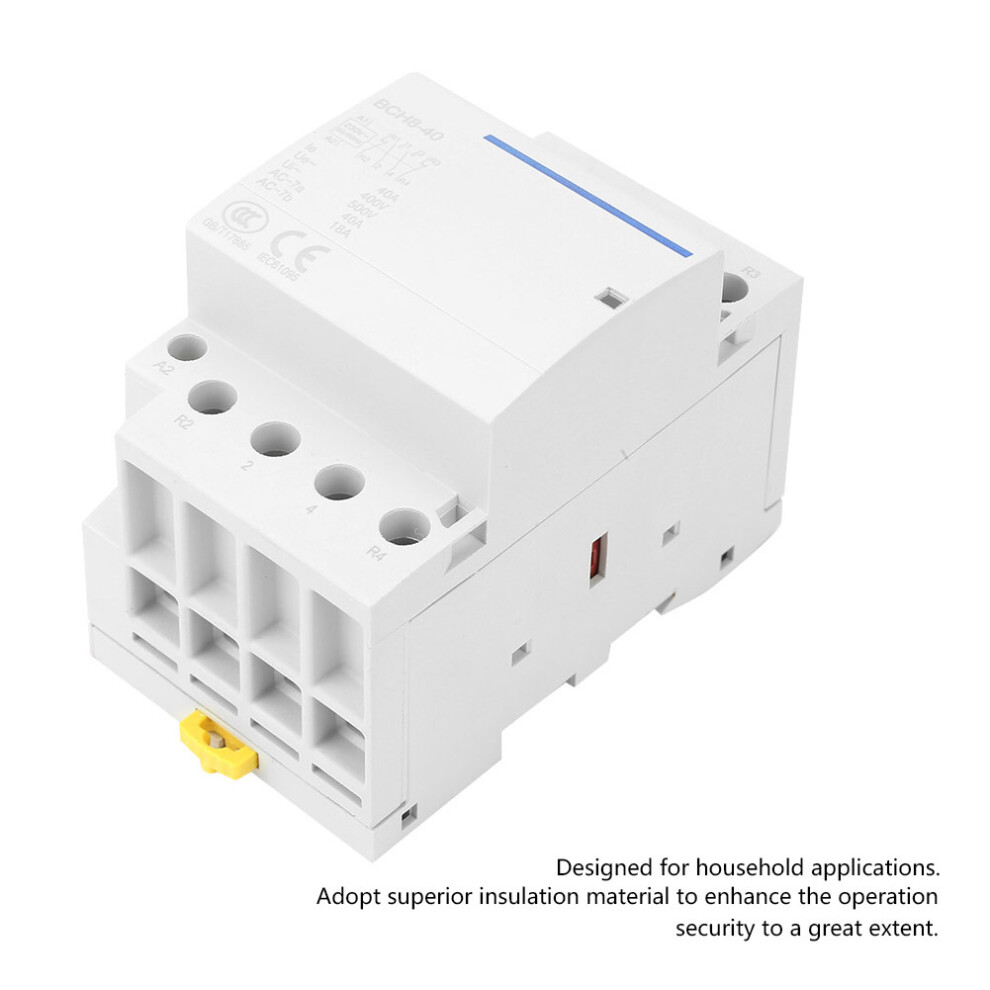Household 4P 40A 24V Ac Contactor 230Vac 2No2nc Easy Mount 4621363433104