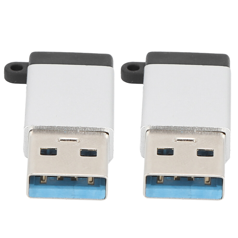 Usb 3.0 To Type-C Otg Adapter, Aluminum Alloy, Plug & Play Silver 8741363432481