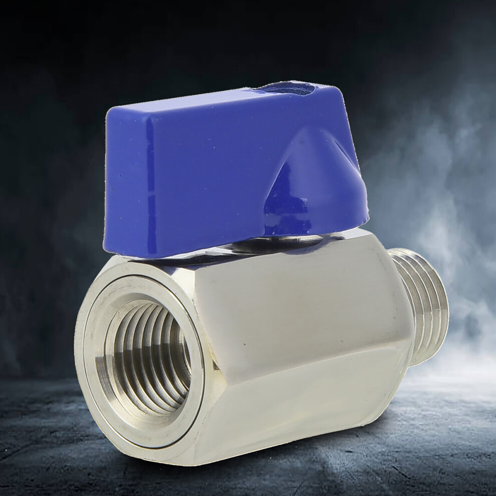 Stainless Steel 2-Way Water Pipe Ball Valve Bspp Male Female Shut Off (Type A) 9461363432197