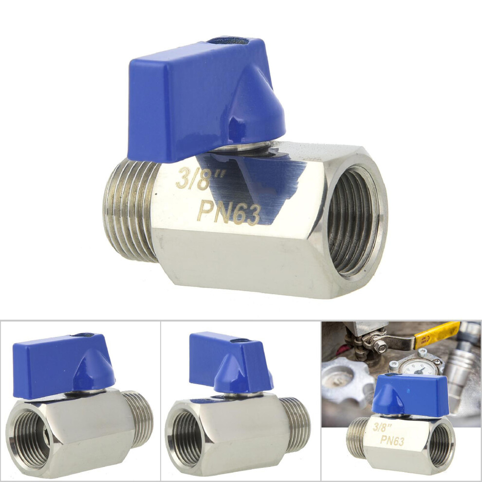 Stainless Steel Bspp Male Female 2-Way Shut-Off Ball Valve 1/4-1/2 8201363433609