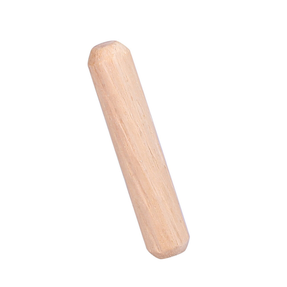 50Pcs Wooden Dowel Rods M6*40 Fluted Round Craft Pins For Furniture & Diy 4621363434774