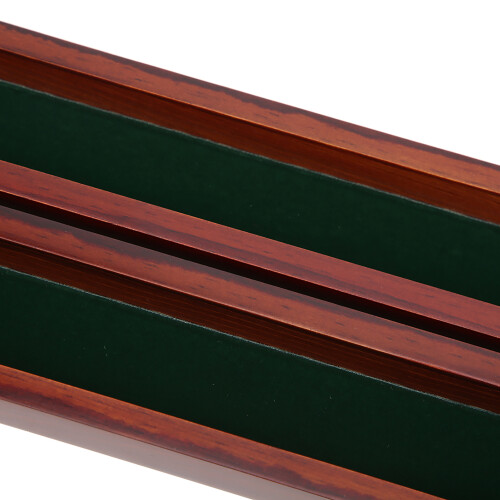 Rotes Sandelholzstab-Box 45,5  4  3,8 cm Commander