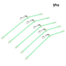 Lightweight 5PCS PVC Fishing Tubes 15cm Fluorescent & Durable