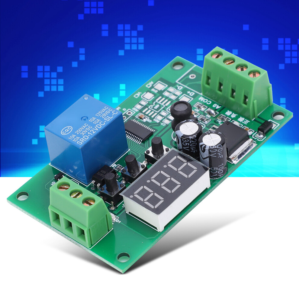 Digital Current Detection Sensor Module 4-20Ma Relay, Dc12v, 50,000H Lifespan 8461363435496