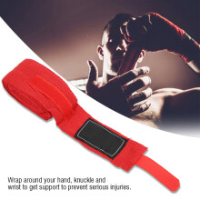 2PCS 5M Cotton Boxing Hand Wraps for Training, Red, Blue, Black
