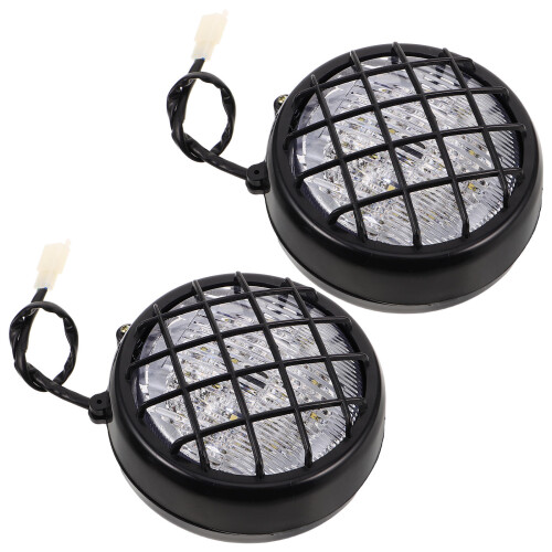 2pcs Motorcycle Headlight Grill Cover for 1987-2006