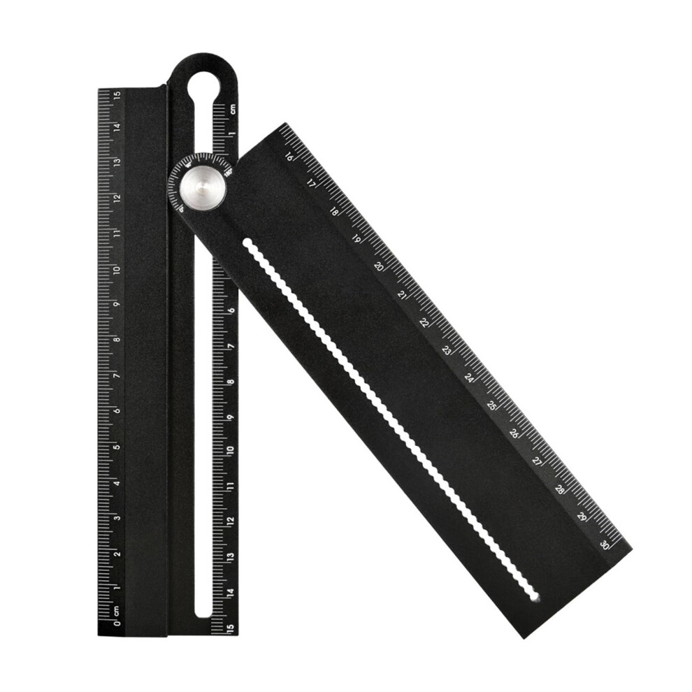 Aluminum Angles Ruler Multifunction Drawing Tool Folding Protractor Geometric Drafting Measure Professional 9105992312979