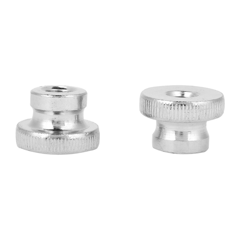 Nickel Plated Carbon Steel Thumb Nuts M3 M4 M5 M6 M8 M10 Hand Tightening 2Pcs 3701363436921