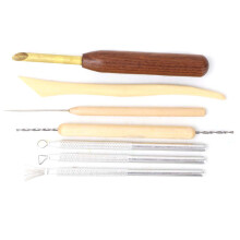 Tonmodellierwerkzeuge – 7-teiliges Ton-Schnitzwerkzeug-Set für künstlerische DIY-Kreationen