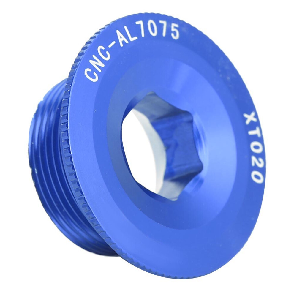Mountain Road Bike M20*10 Crank Arm Screw Blue Bb Axis Cap Fixing Bolt 5081363438902