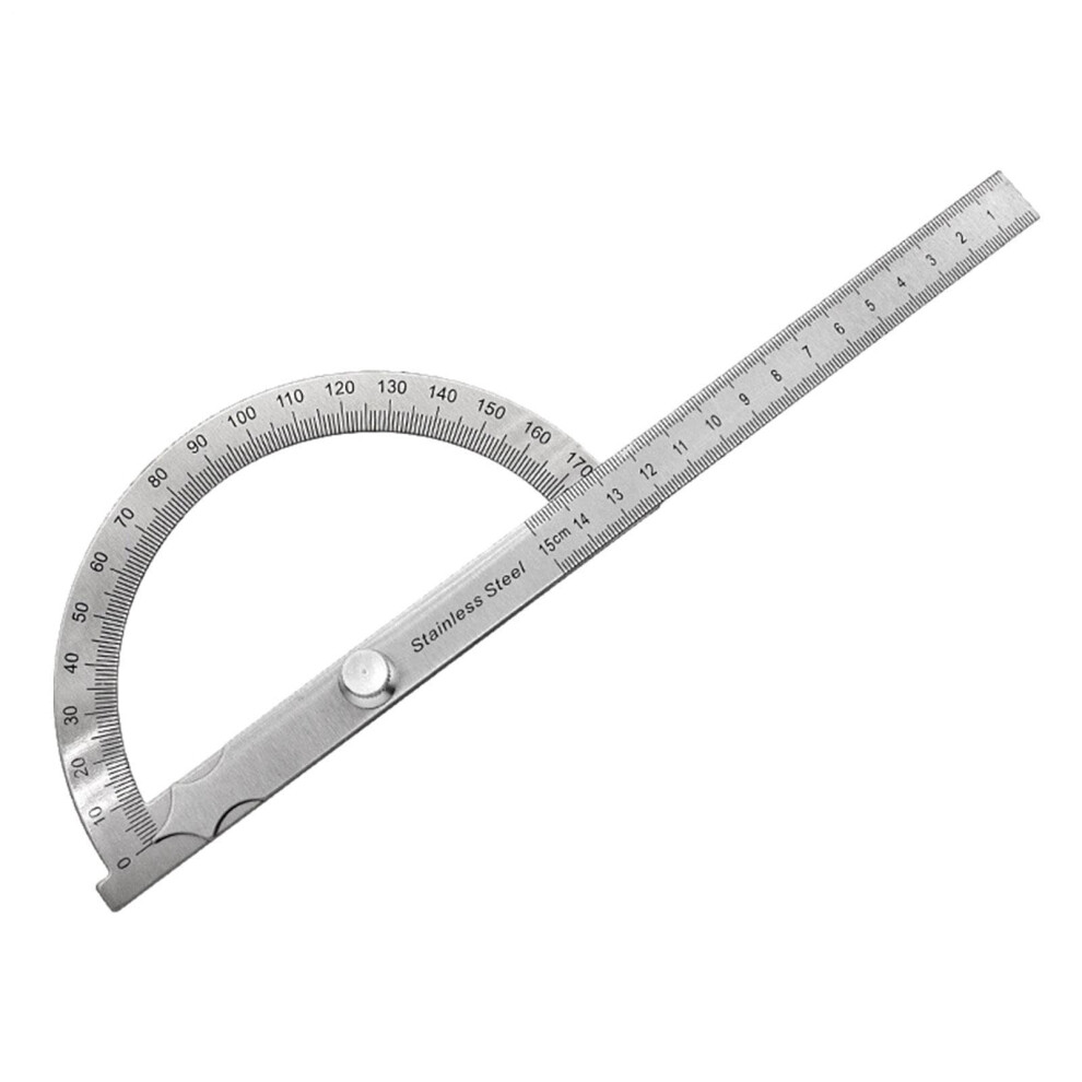 Protractor Angle Finder 0180 Degrees Woodworking Ruler 15Cm Hollow Math Protractor For Construction 9067246003500