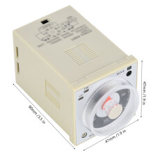 Timer-Relais 8-Pin Hohe Genauigkeit 1,2 s-300 h 220 VAC/24 VDC/AC 220 VAC Multifunktion