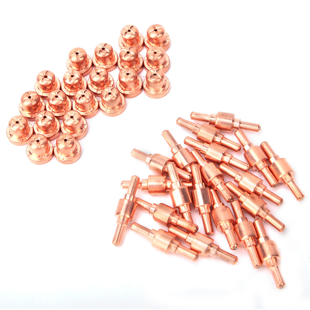 Plasma Cutter Consumables 40Pcs Electrode Nozzle Tips For Pt31 Lgk40 Torch 7901363439731