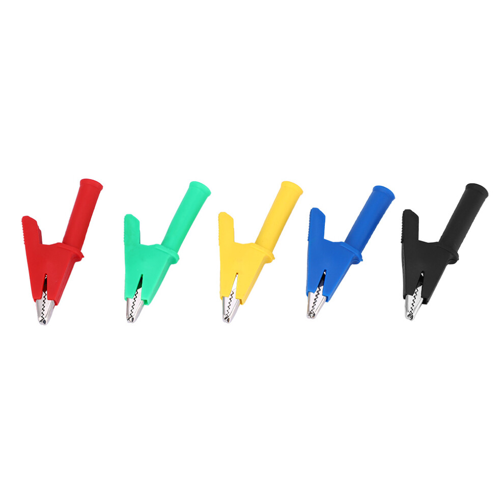 10Pcs Insulated Alligator Clips To 4Mm Banana Jack Hv Test 1000V 30A 4311363438833