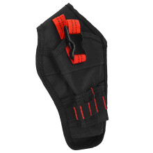 Small Oxford Cloth Drill Holder Waist Bag Black & Red Fits Electric Tools