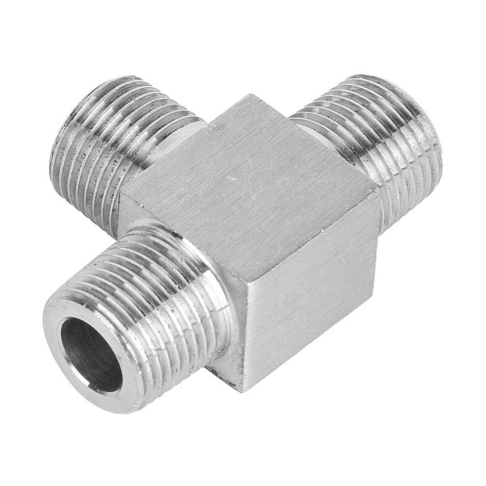 304 Stainless Steel 3-Way Pipe Fitting Male Thread 3/8 High Pressure 4621363442250