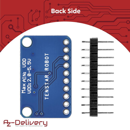 ADS1115 ADC 16Bit 4Channel I2C Module For Arduino And Raspberry Pi Includes EBook 1