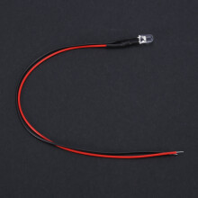 10 Stück 12 V 5 mm LED 20 cm 0,06 W Mehrfarbig Gelb