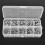 Headless Concave End Set Screws 245Pcs Stainless Steel Hex Socket Fasteners 5