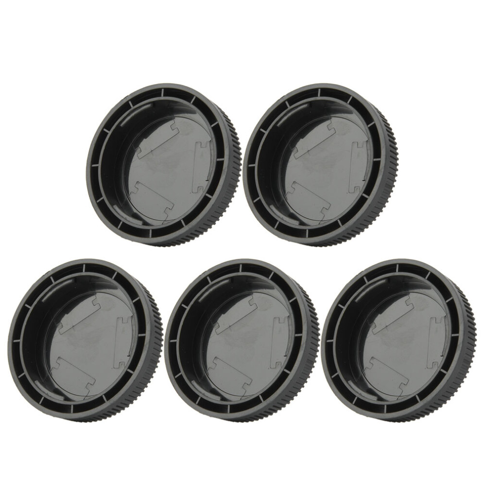 5Pcs Plastic Rear Lens Cover Set Fits For M4/3 Cameras Durable Protective Case 4101363443919