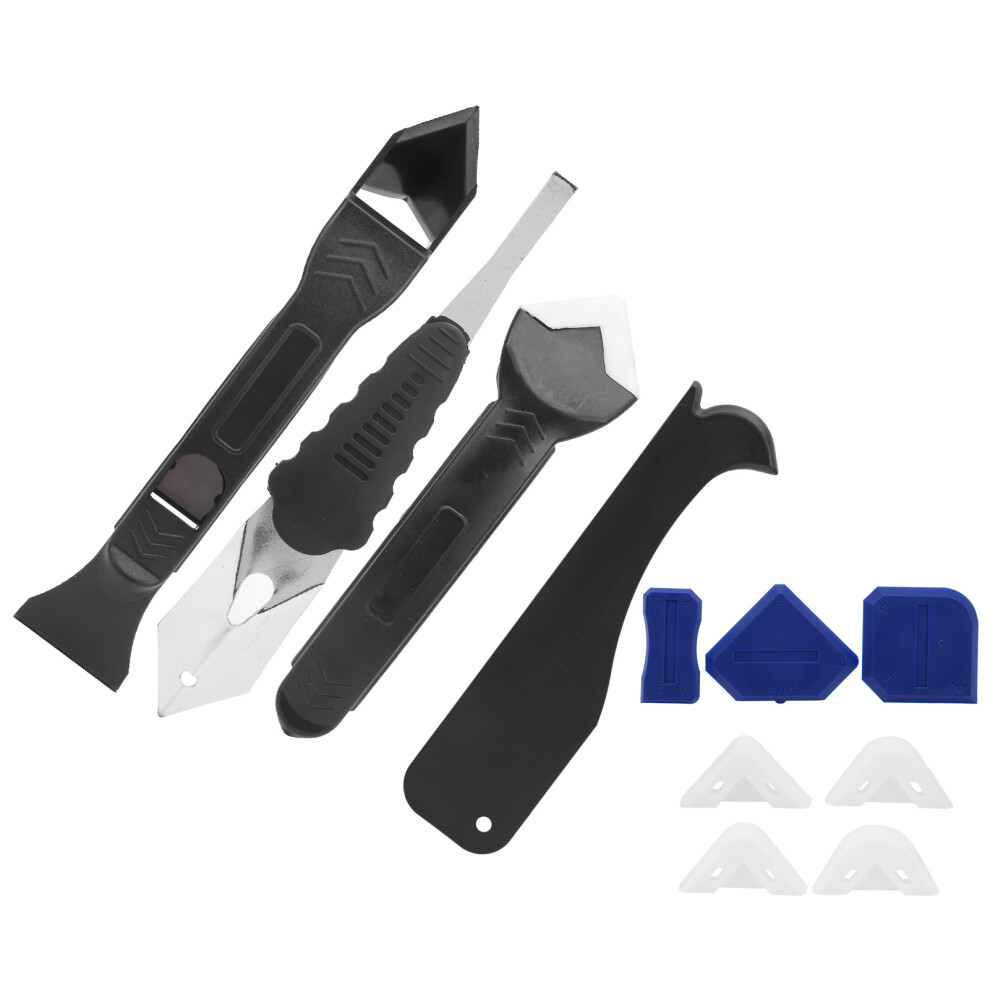 11Pcs Plastic Silicone Sealant Spatula Set Caulking Finishers Tool 7651363445774