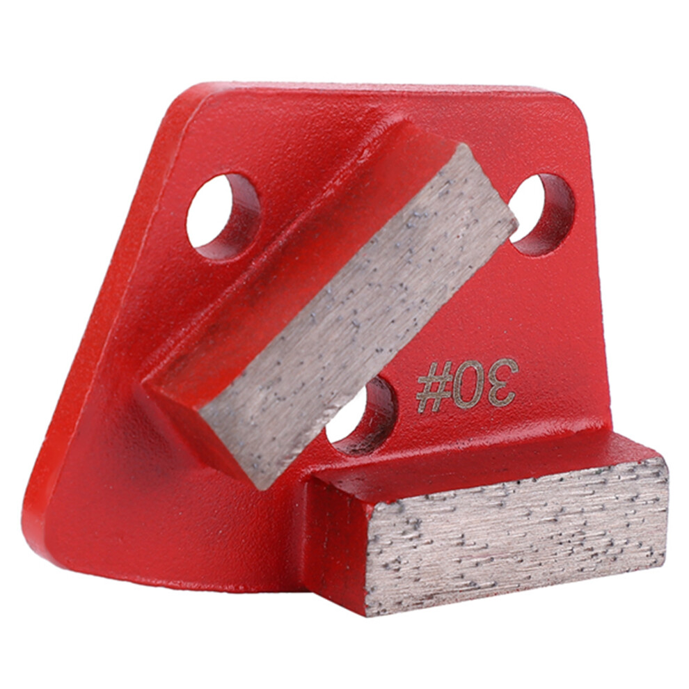 Set Of 3 Trapezoid Diamond Grinding Pads #30 Grit Metal Bond For Floor Grinding 8491363445508