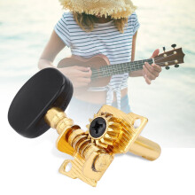 2L2R Ukulele-Stimmwirbel mit schwarzen Knöpfen 4,3x3x3,3 cm