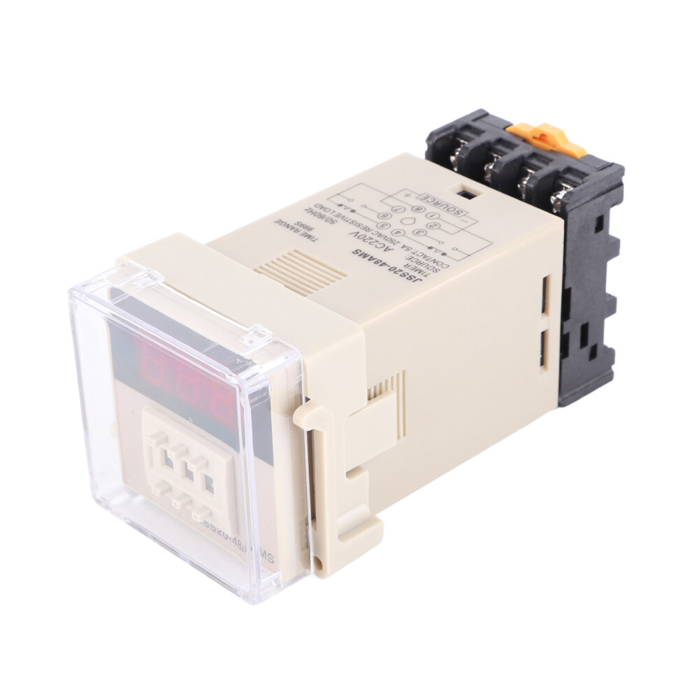 Delay Timer Relay Jss20-48Ams Digital 1Â999S Ac 220V Power On Delay Australia 5031363448142