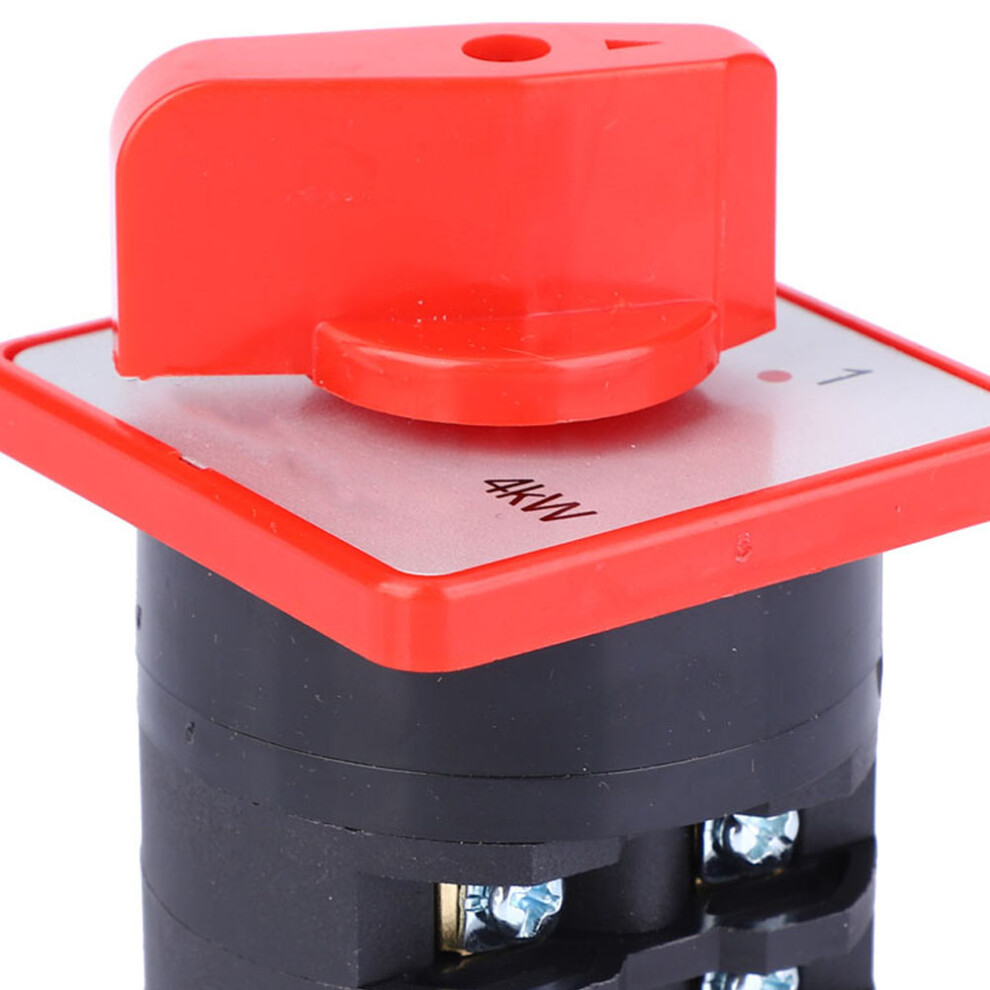 380V 20A 4Kw 3-Position Changeover Switch With 6 Terminals 9421363448086