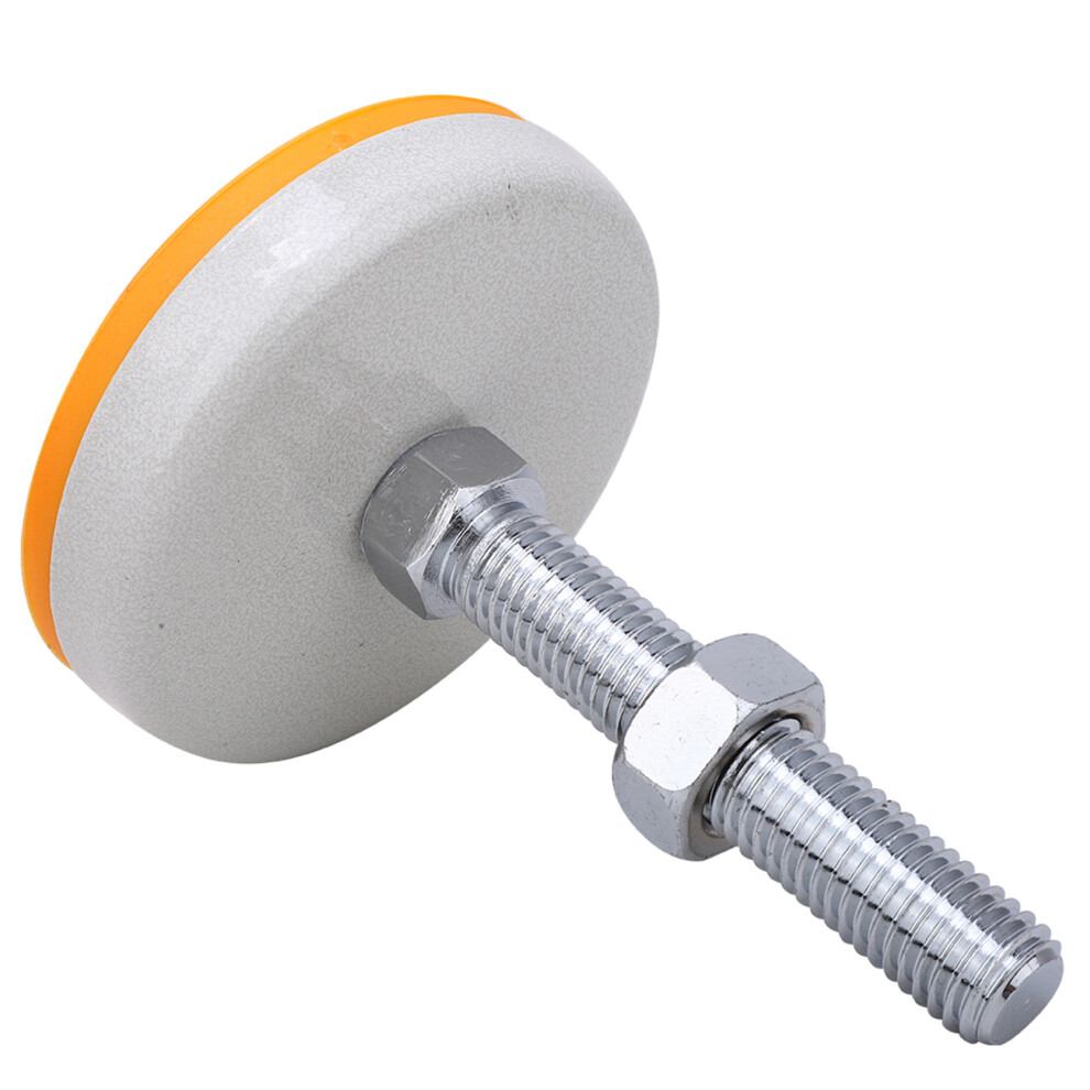 M12 Screw Adjustable Support Leg For Furniture With Antishock Foot Base 100Mm Orange 7891363449369