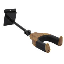 Gitarre-Wandhalterung aus Rosenholz mit verstellbarem Haken