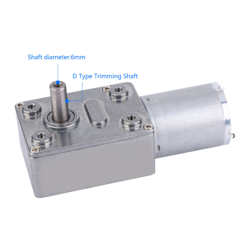Micro Type Dc Worm Gear Motor 6V 10Rpm Large Torsion Pump 7901363453270
