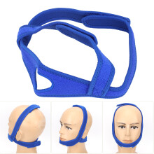 Stop Snoring with Our Ergonomic Blue Chin Strap Sleep Aid Device