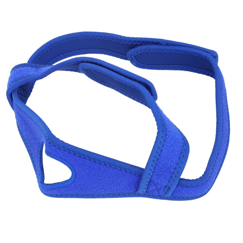 Stop Snoring with Our Ergonomic Blue Chin Strap Sleep Aid Device 1